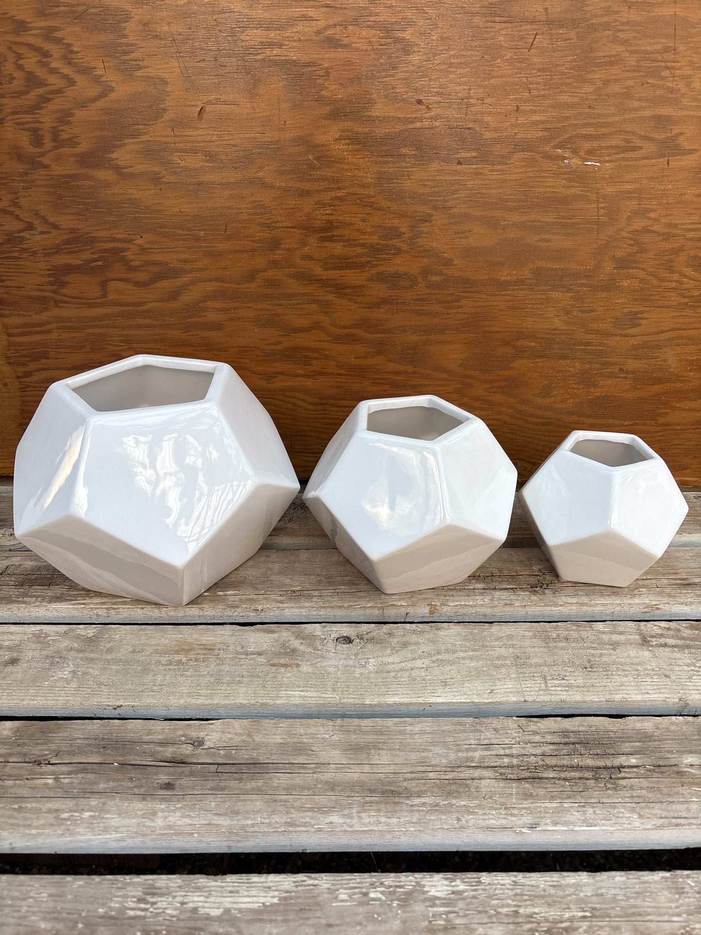 Orion Ceramic Hexagon Vase