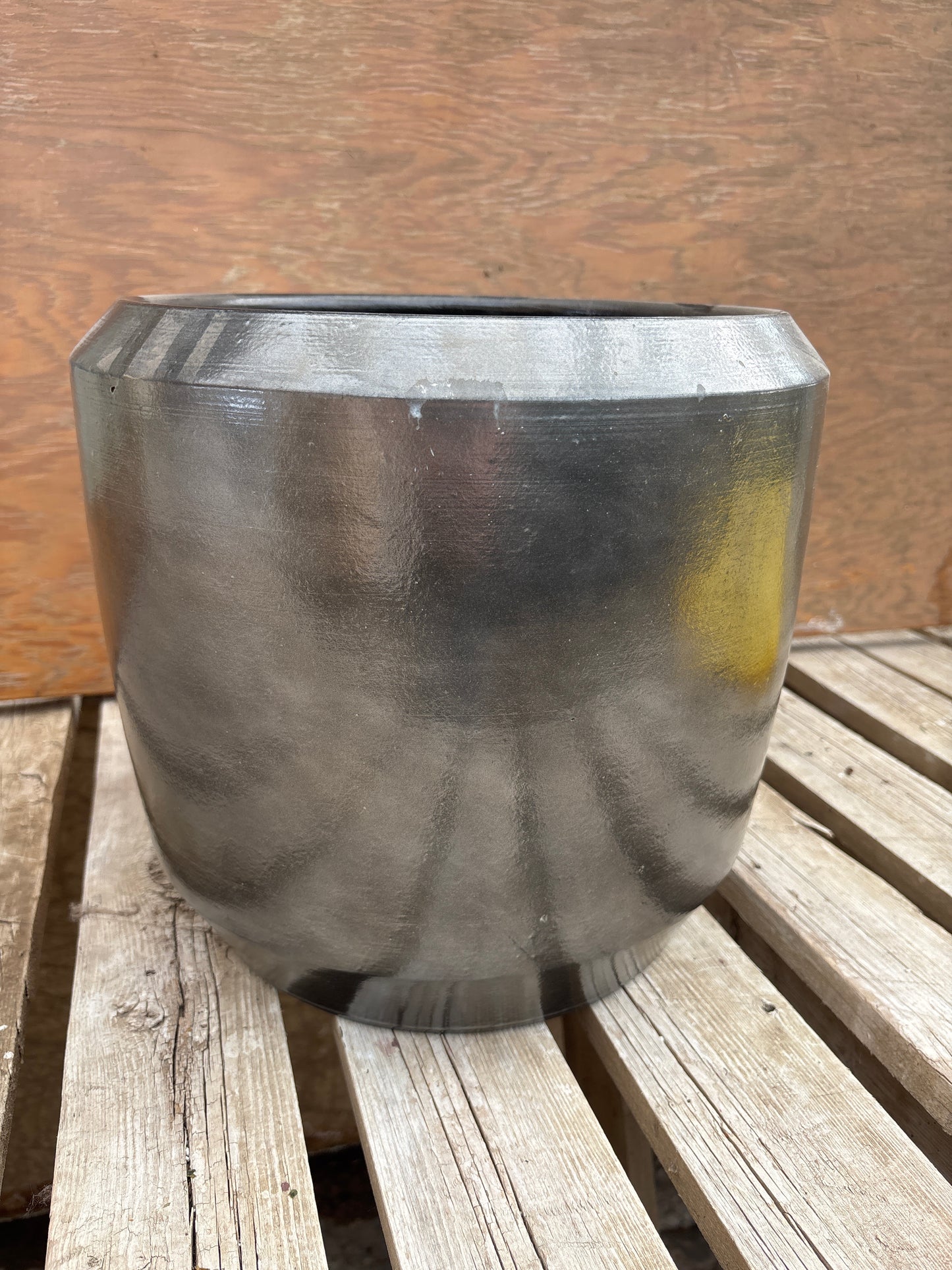 13” Pewter pot