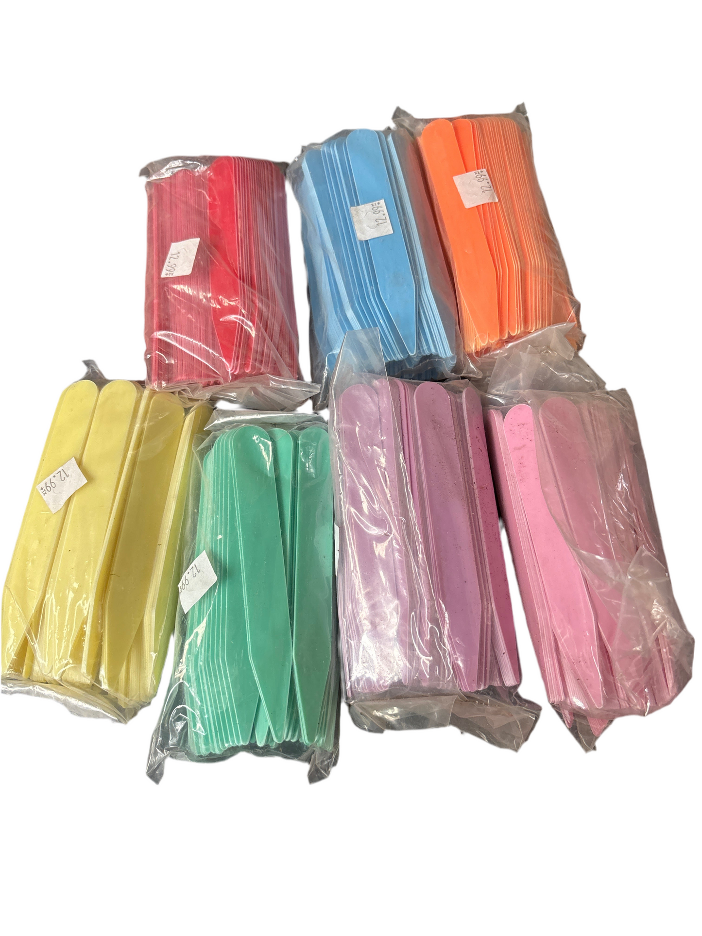 Plastic garden stakes