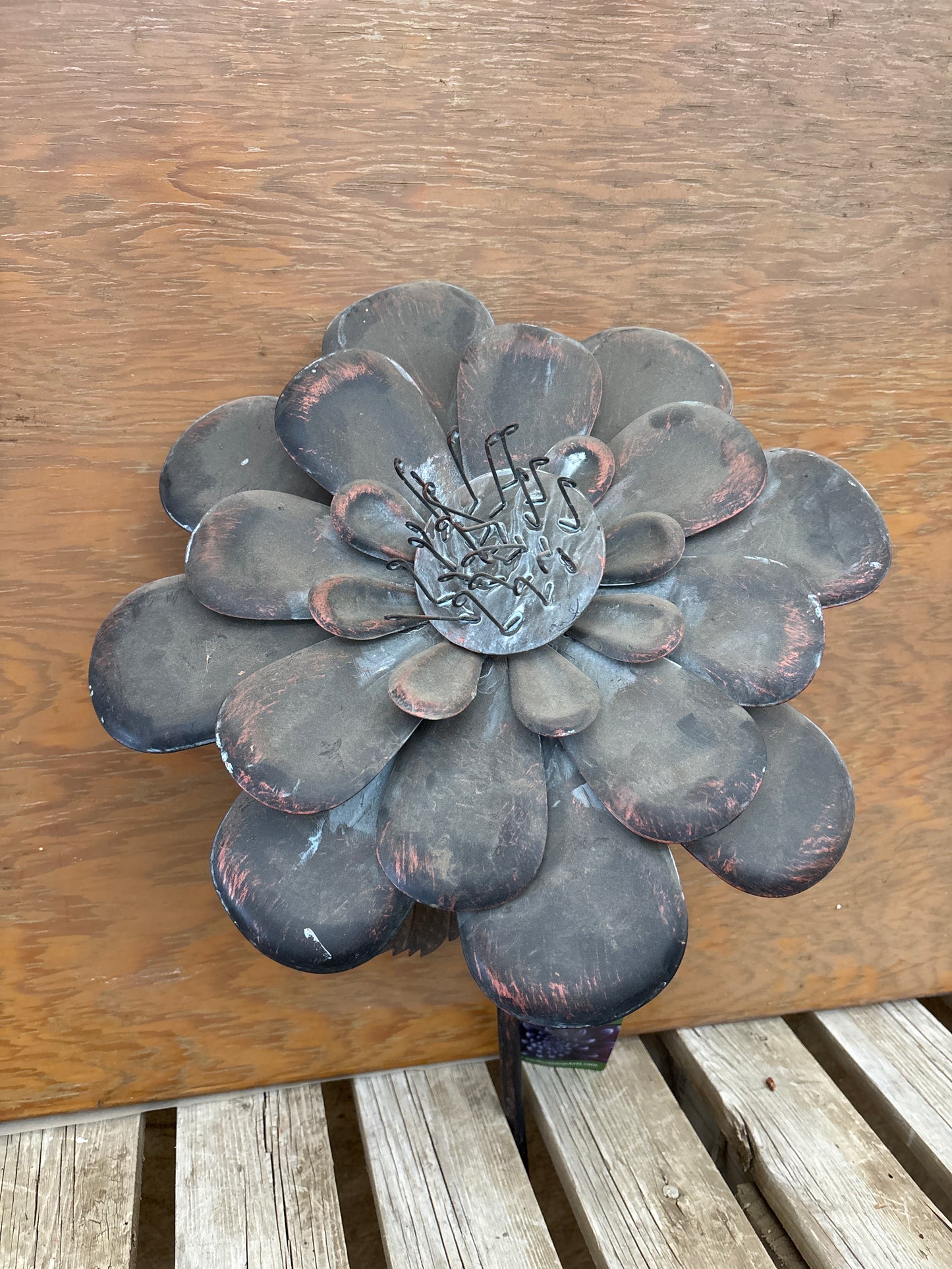 Metal Flower Stake