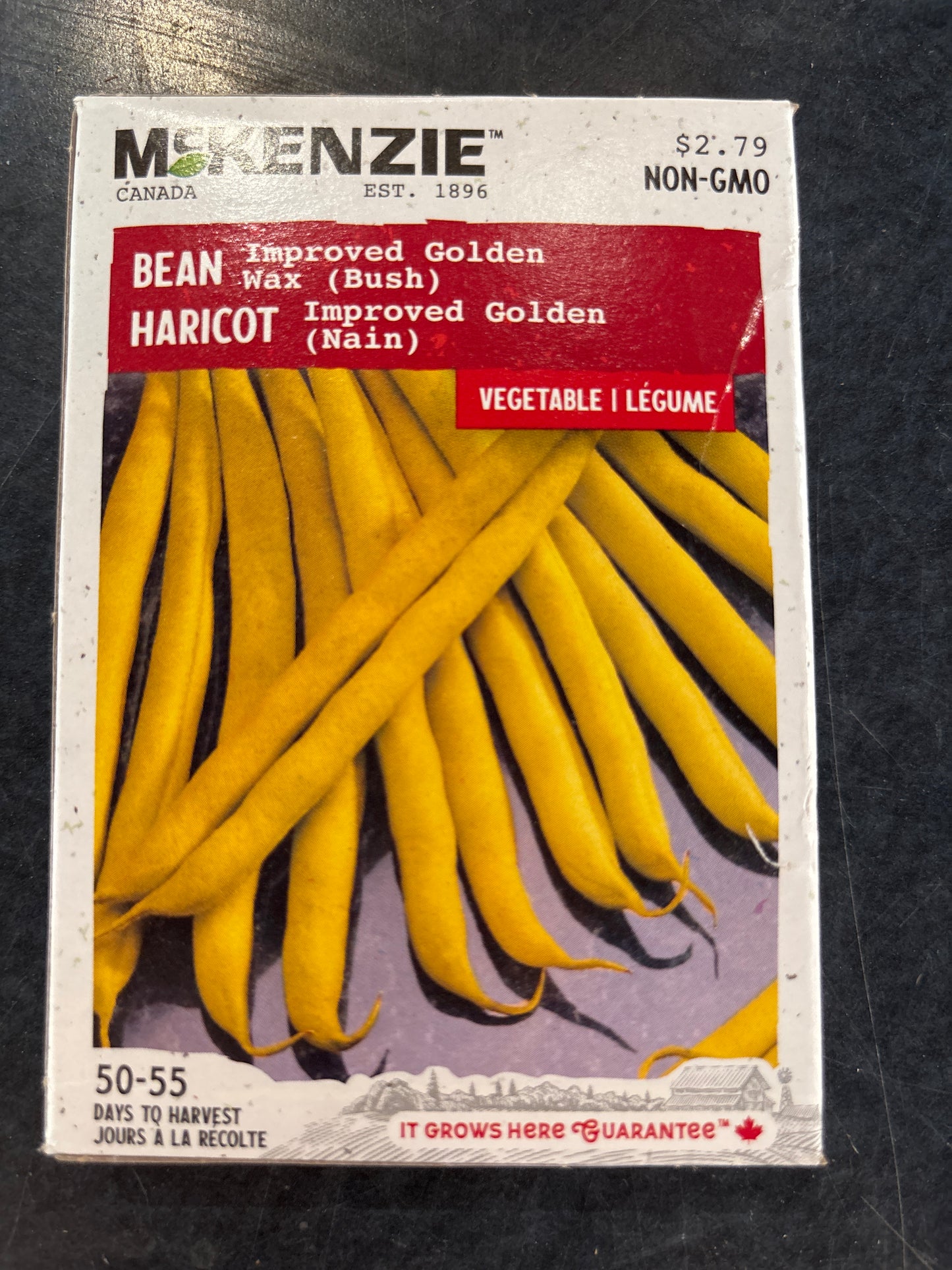 Improved Golden Wax (bush) Bean Seed