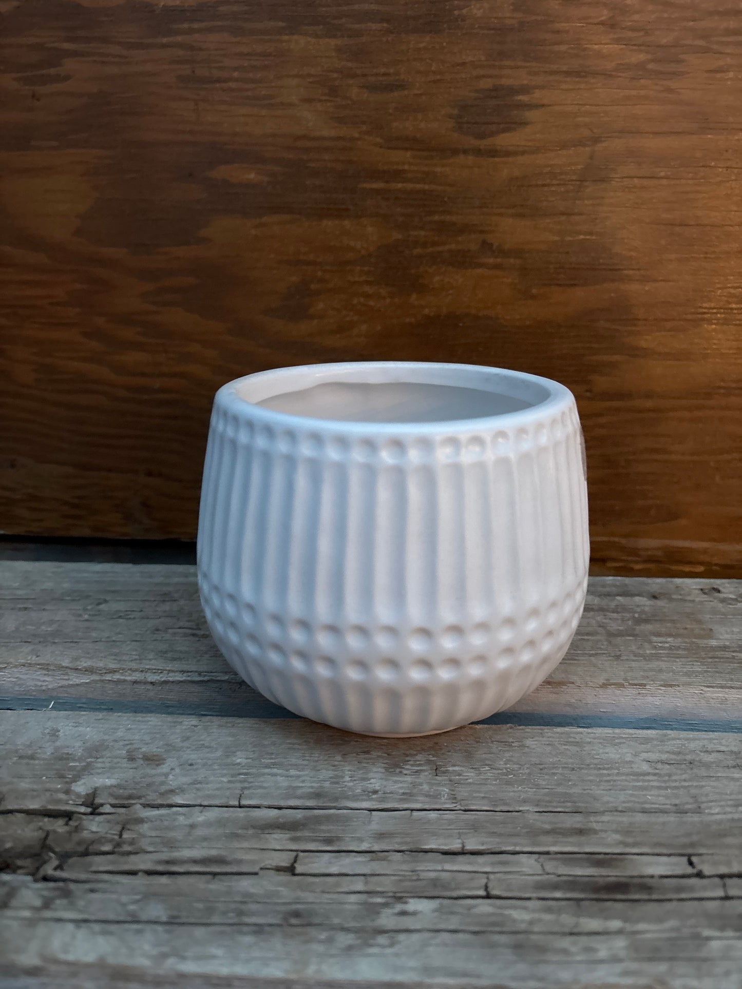 Small White Pot