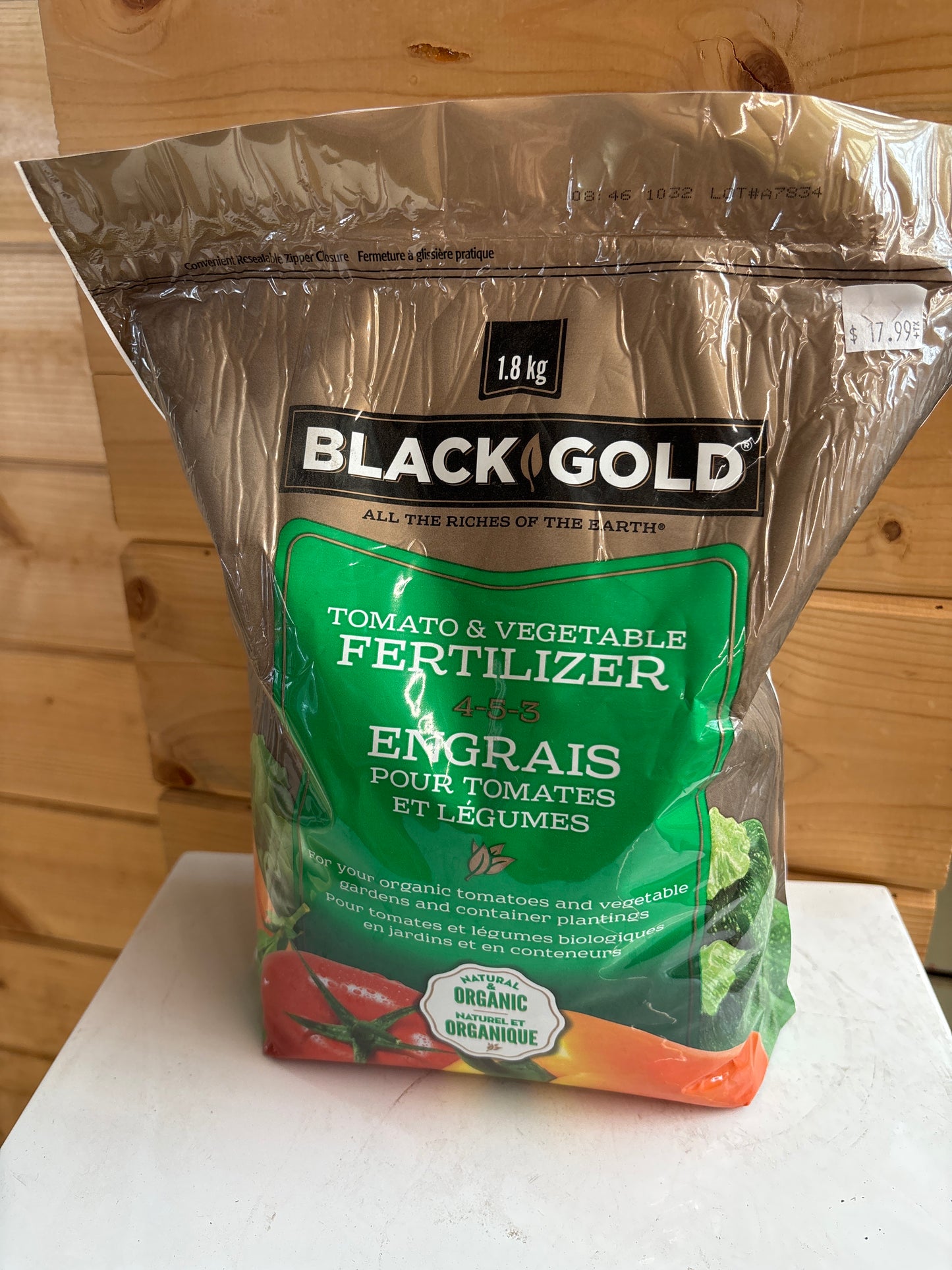 Black gold, tomato, and vegetable fertilizer