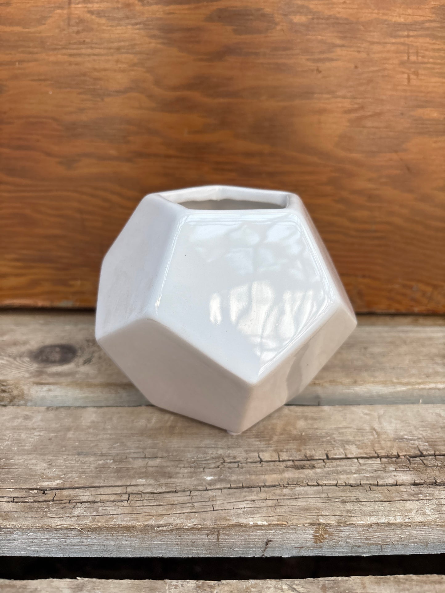 Orion Ceramic Hexagon Vase