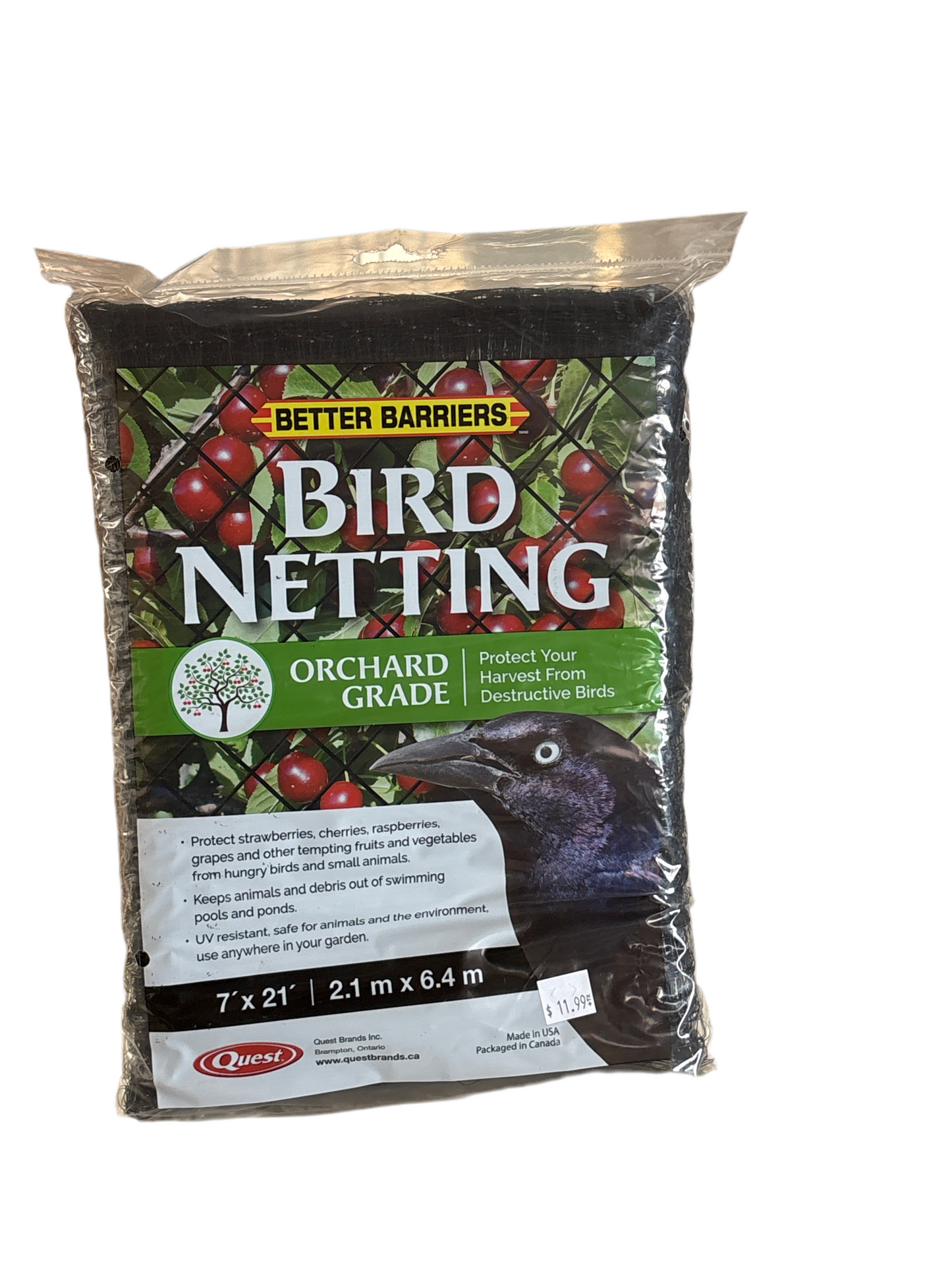 Better barriers, bird netting