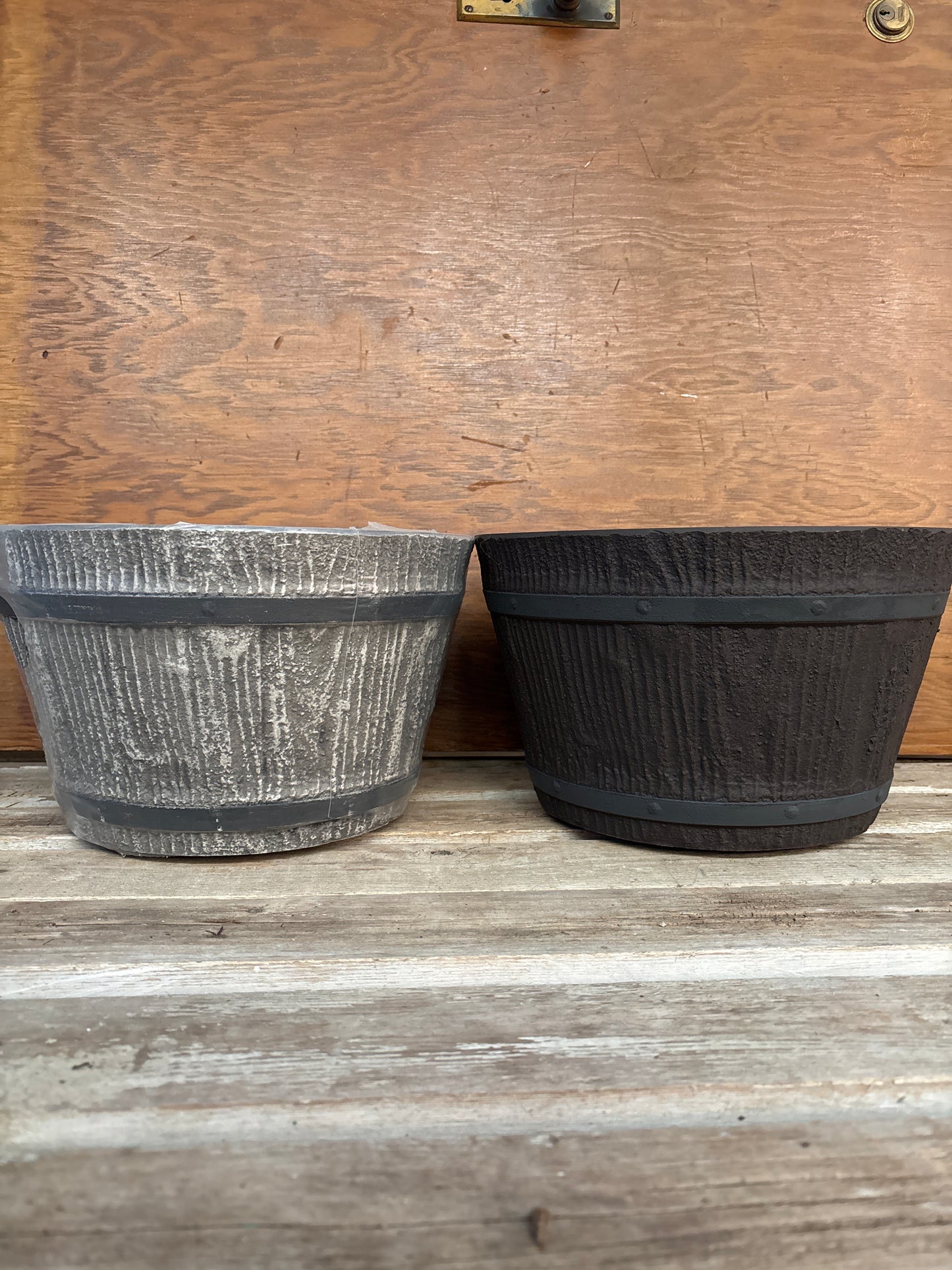 Wooden Whiskey Barrel