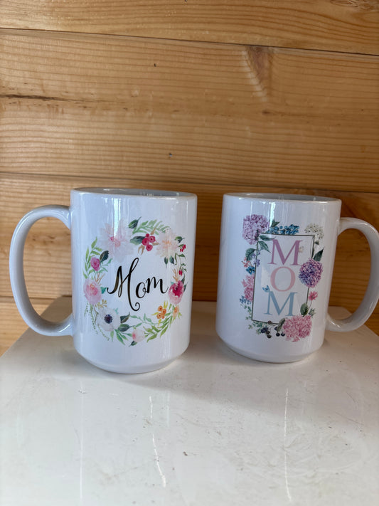 “Mom” coffee mug