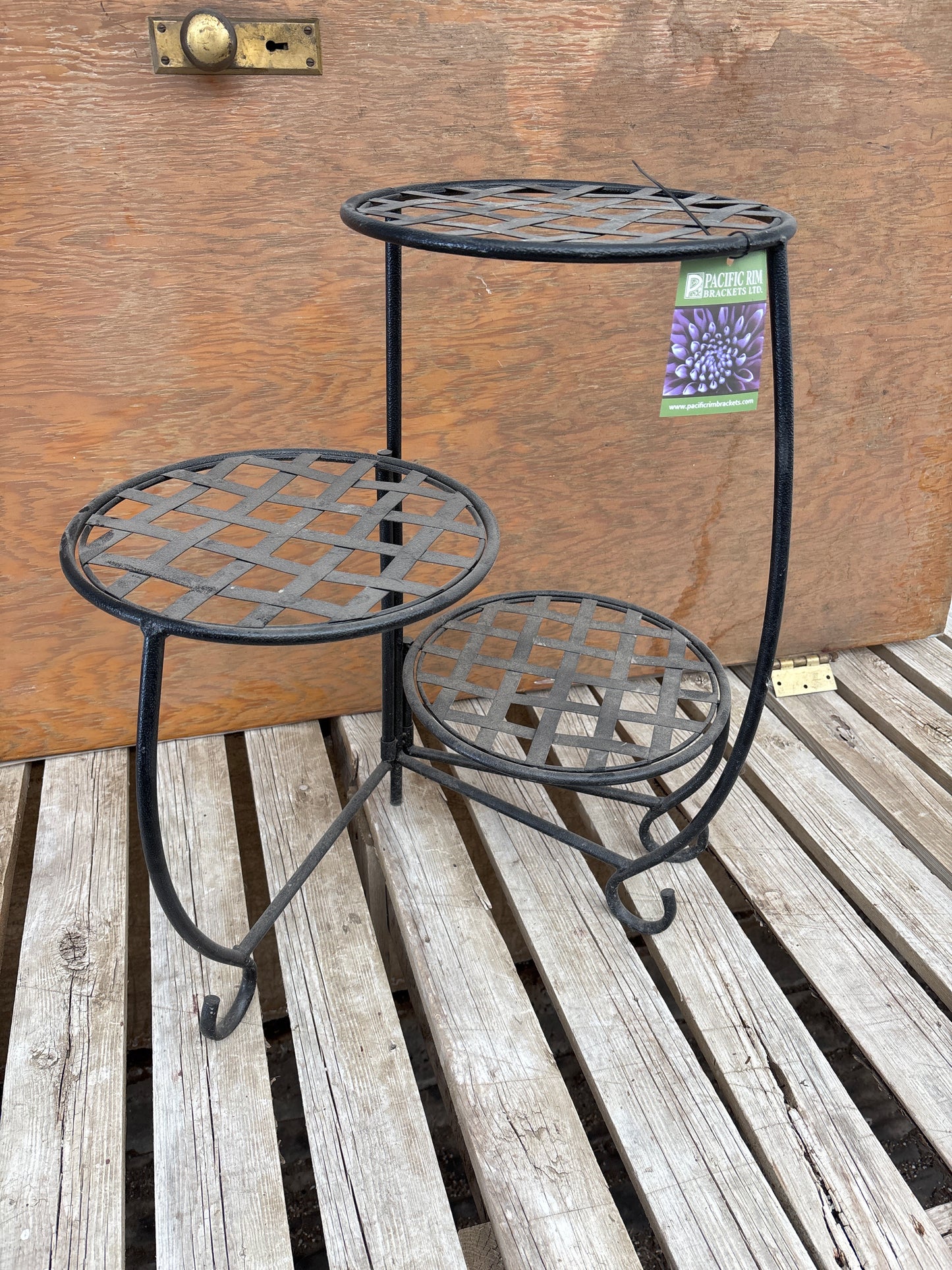 24” Foldable Weave Plant Stand