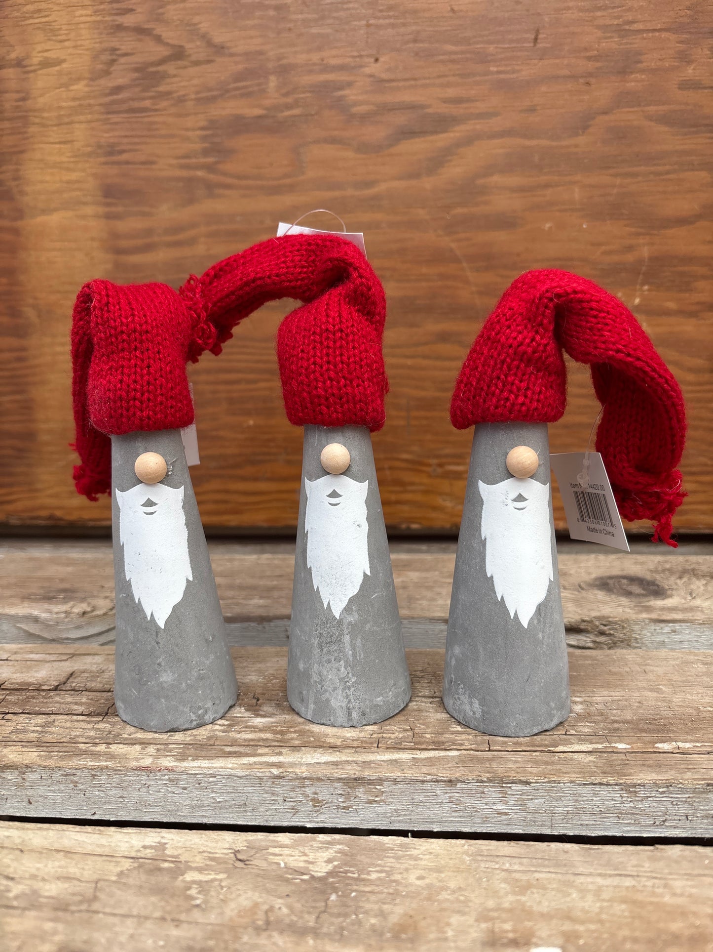 Concrete Santa Gnomes