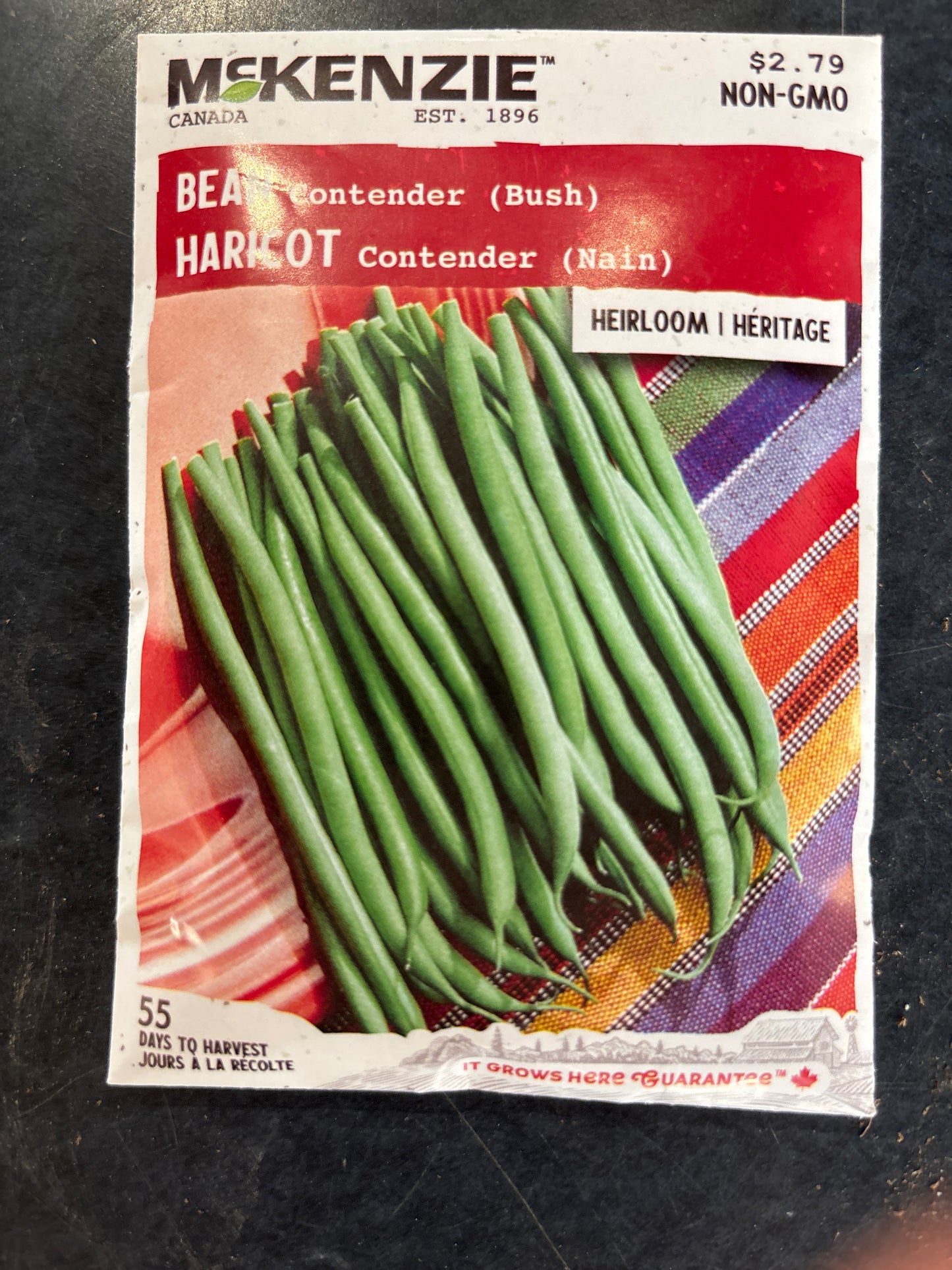 Contender Bush Bean Seed