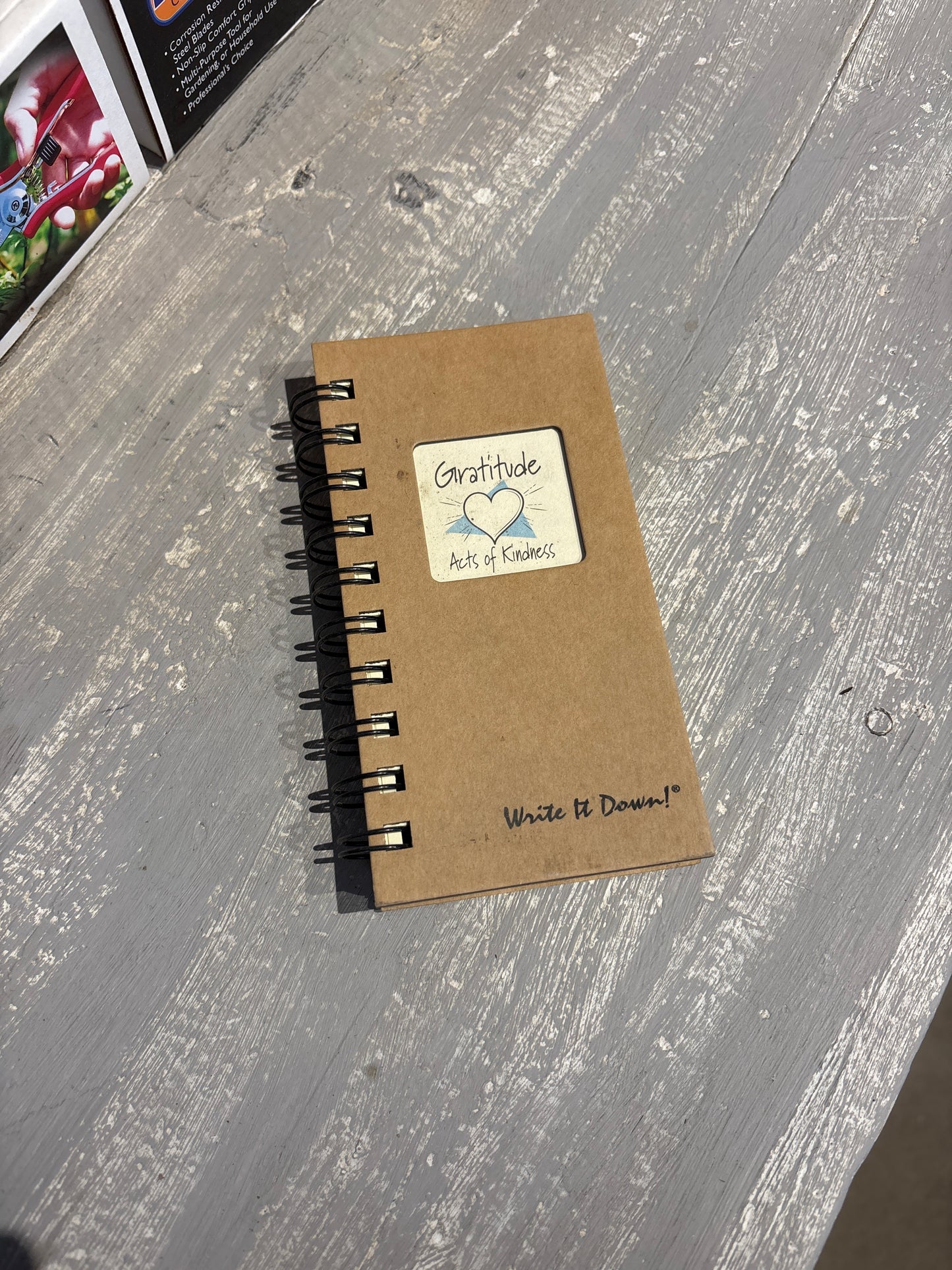 Gratitude journal