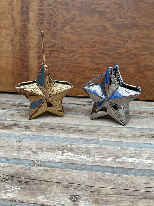 Ceramic Star Hanging Vase 7.5”