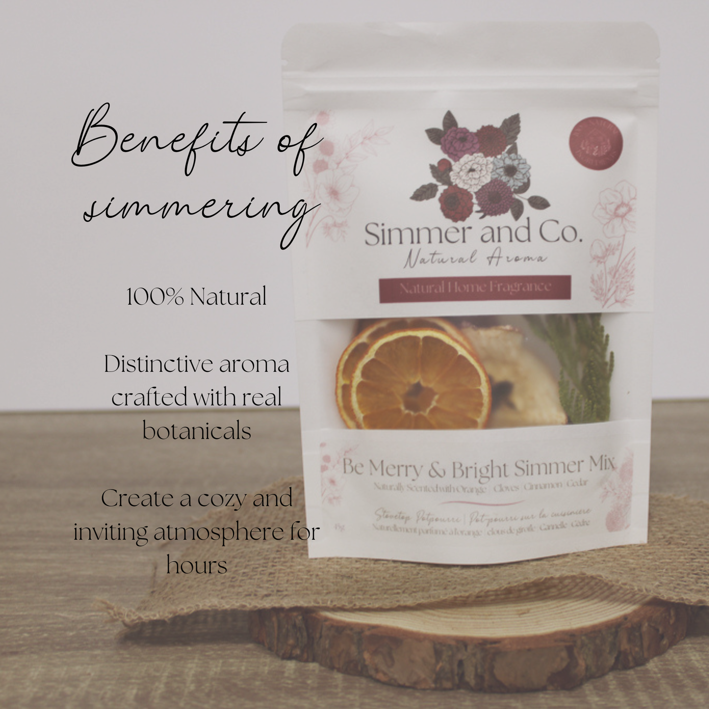 Be Merry & Bright Simmer Pot Mix, Limited Edition Holiday Aroma – Jar Edition