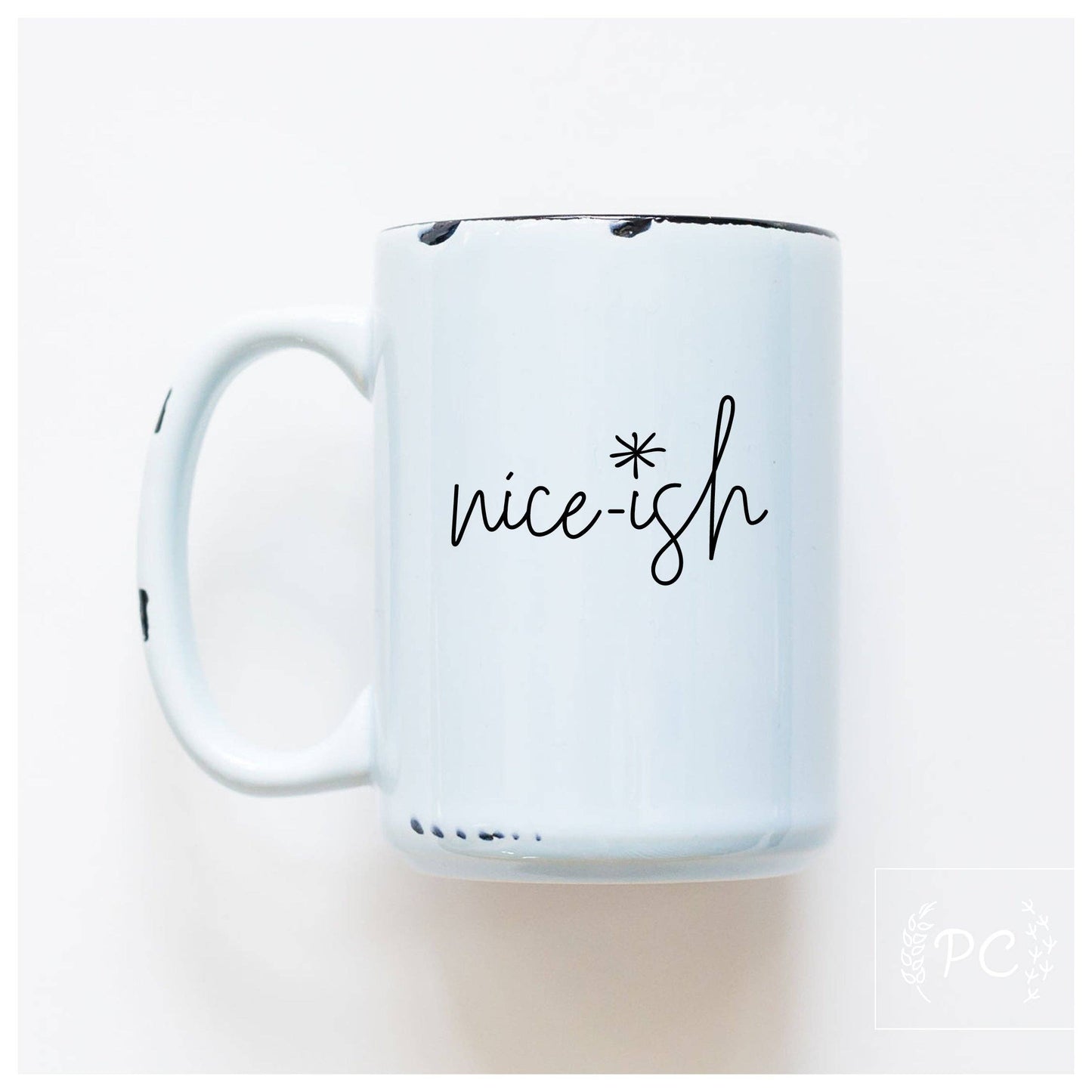 Nice-ish | ceramic mug: Blue