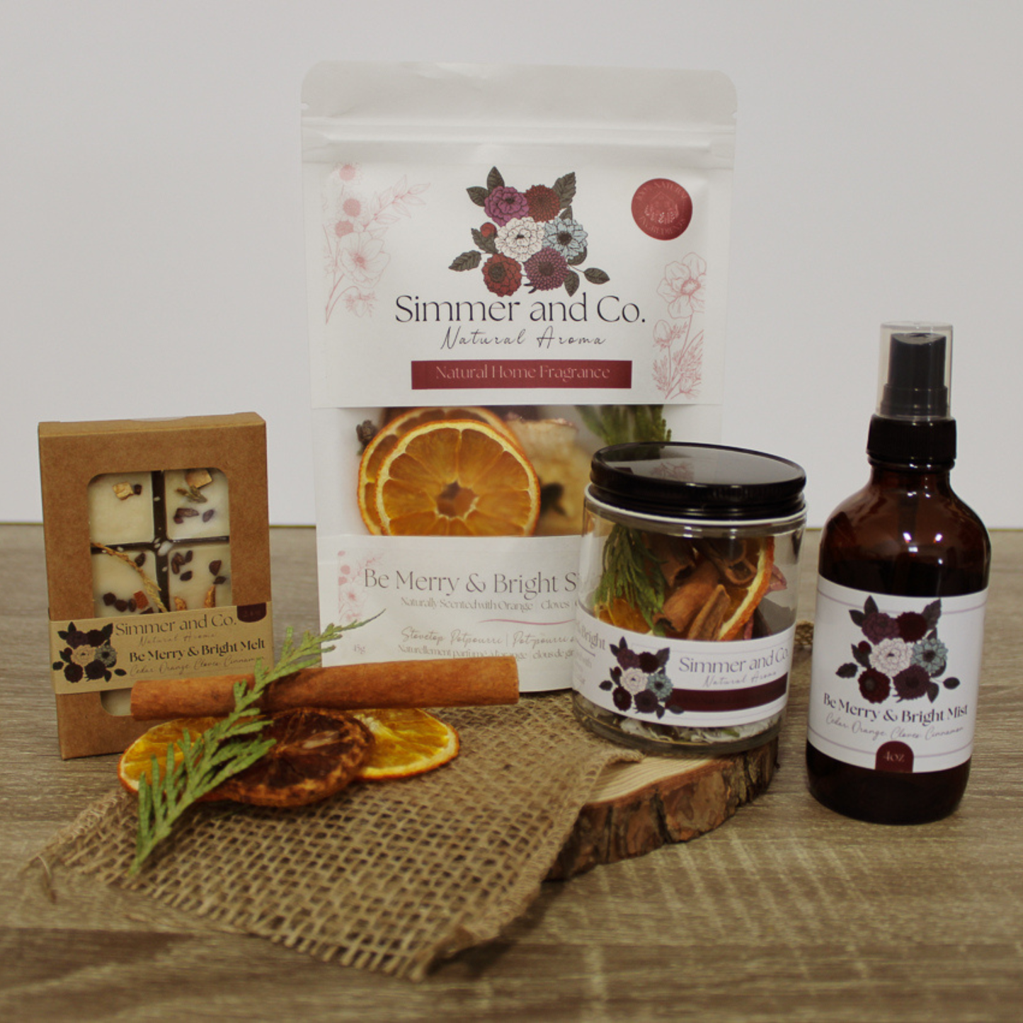 Be Merry & Bright Simmer Pot Mix, Limited Edition Holiday Aroma – Jar Edition