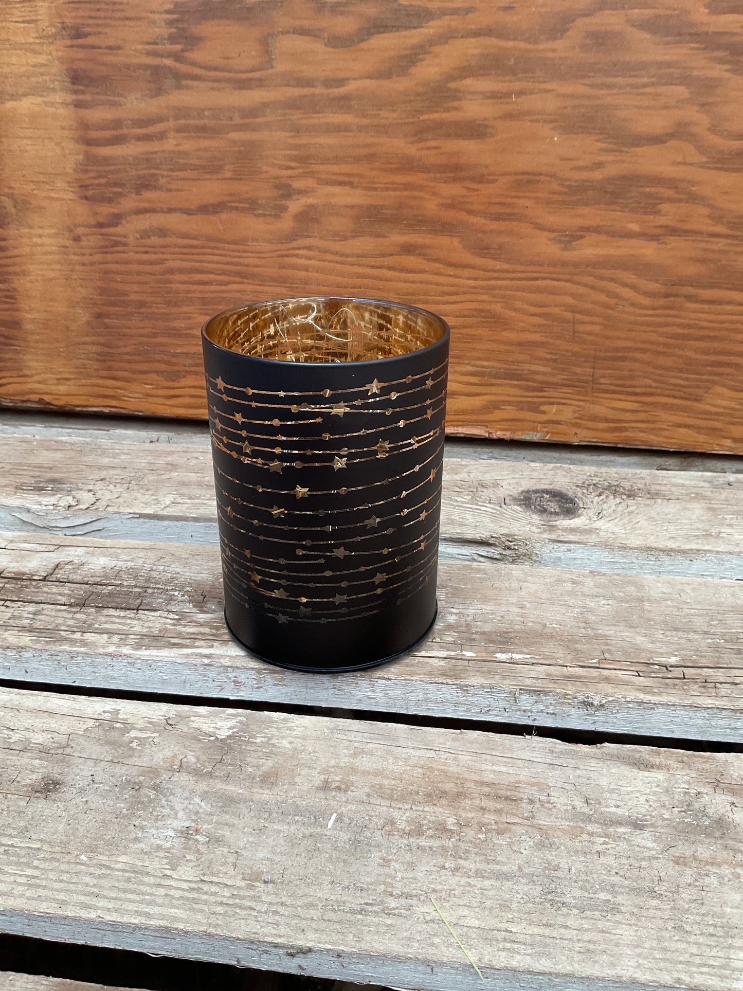 Silhouette Star LED Hurricane Lamp