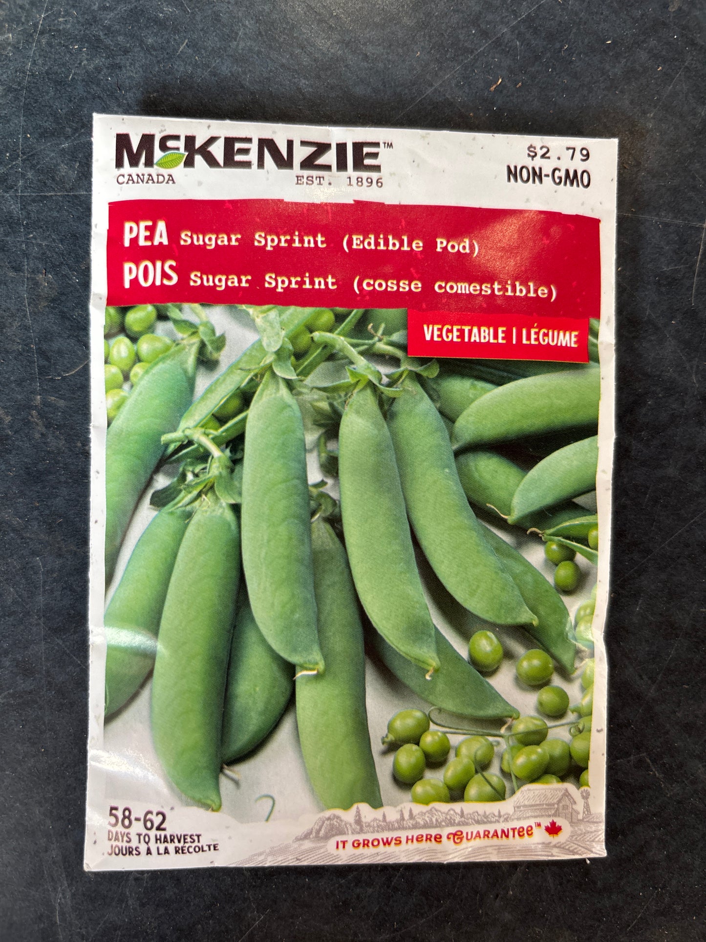 Sugar Spirit (Edible Pod) Pea Seed