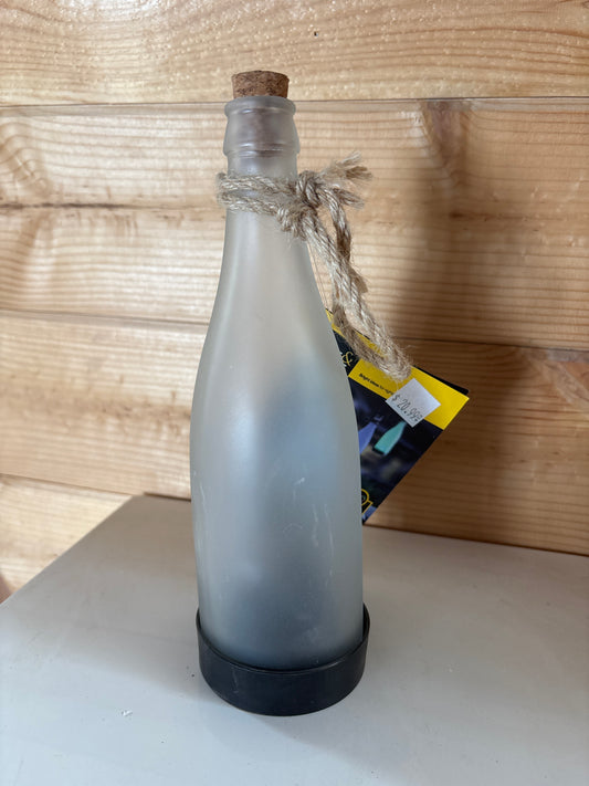 A solar bottle lantern