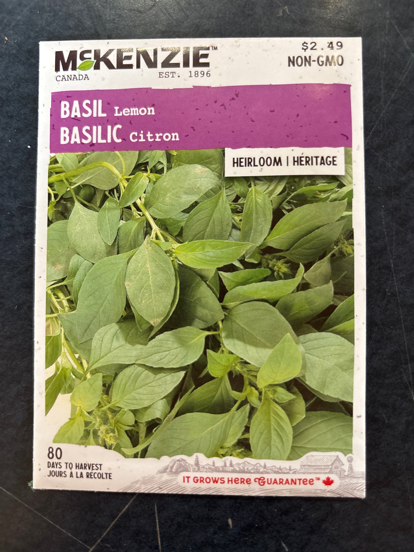 Lemon Basil Seed