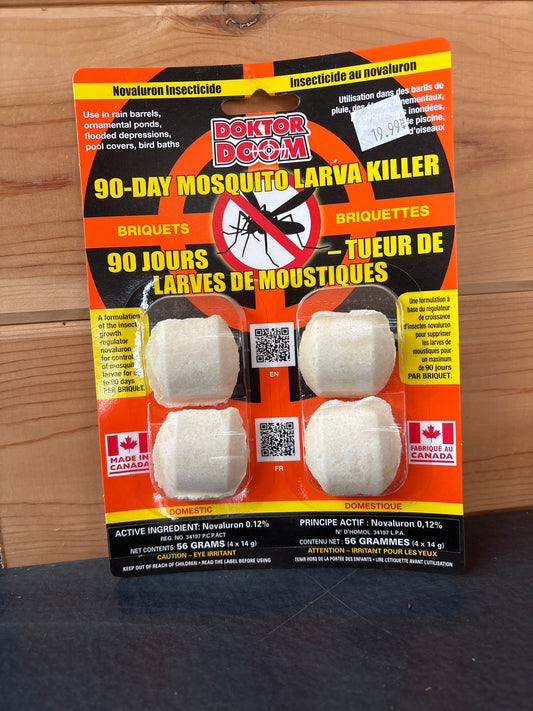 90 Day mosquito larva killer