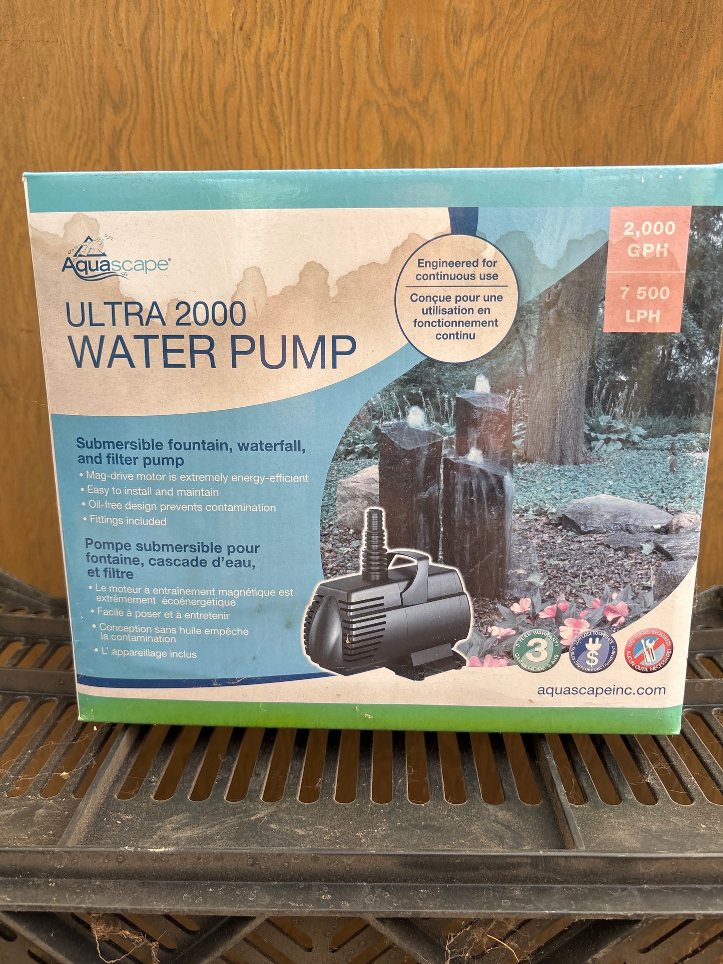 Aquascape ultra 2000 water pump