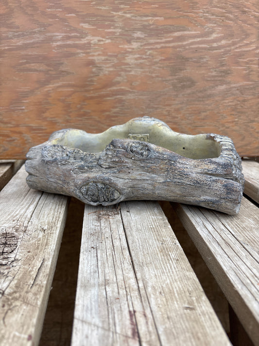 Faux Log Planter