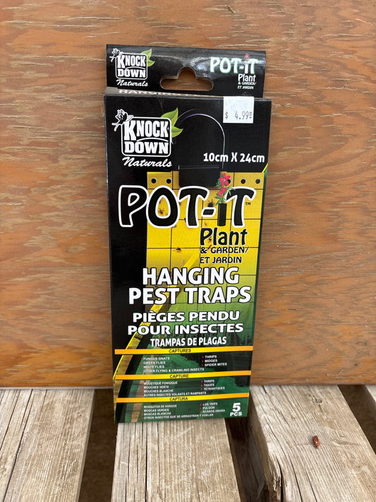 Pot-it hanging pest traps