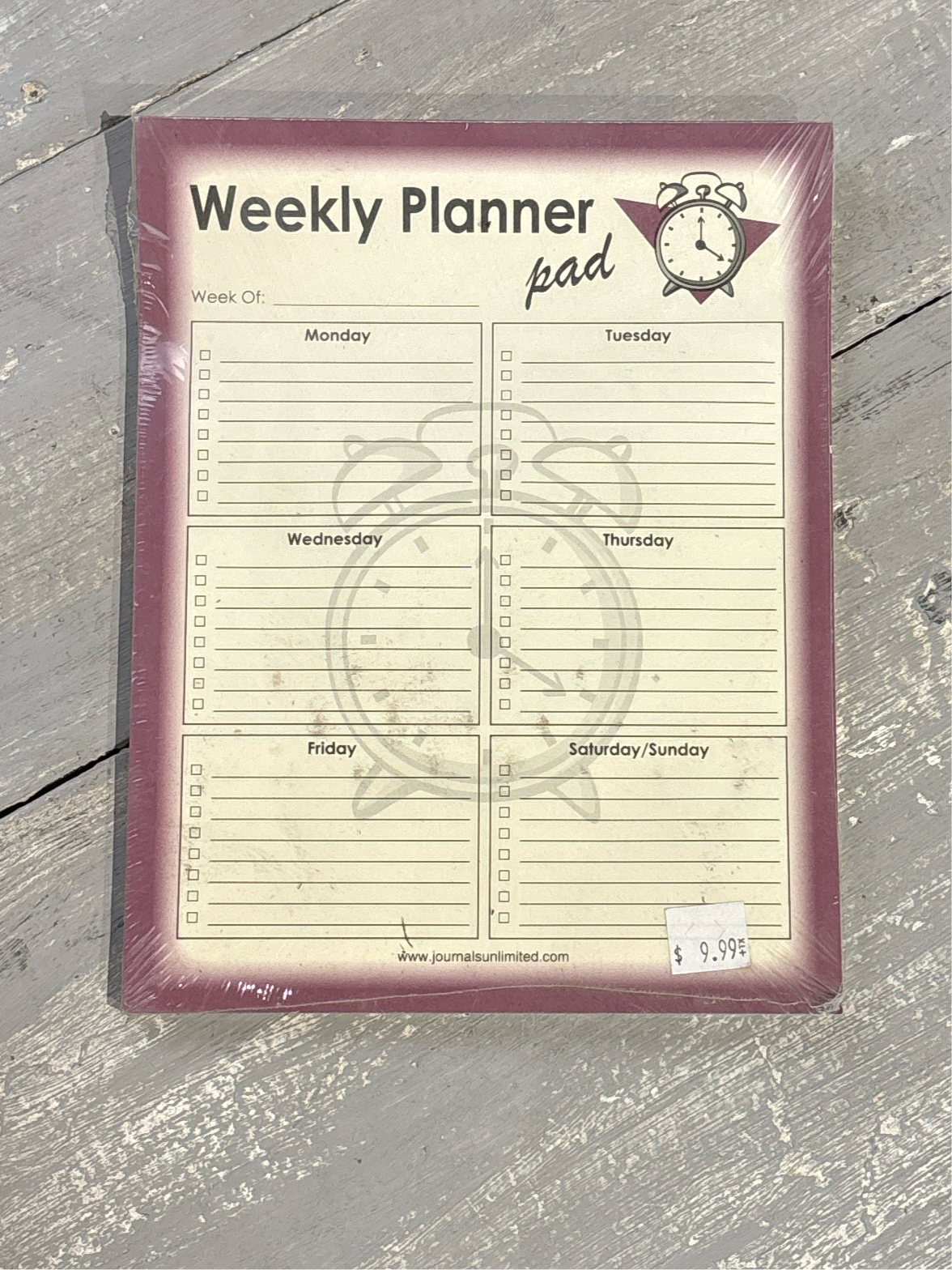 Weekly Planner Pad