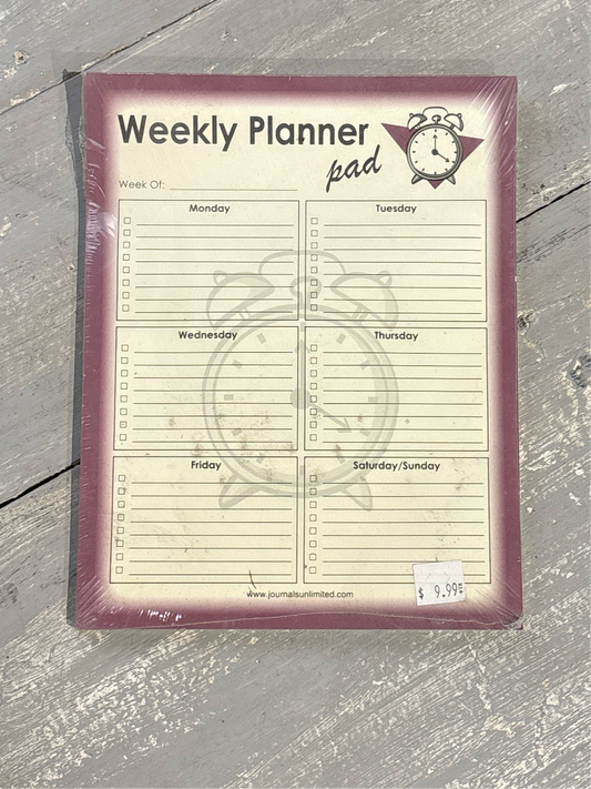 Weekly Planner Pad