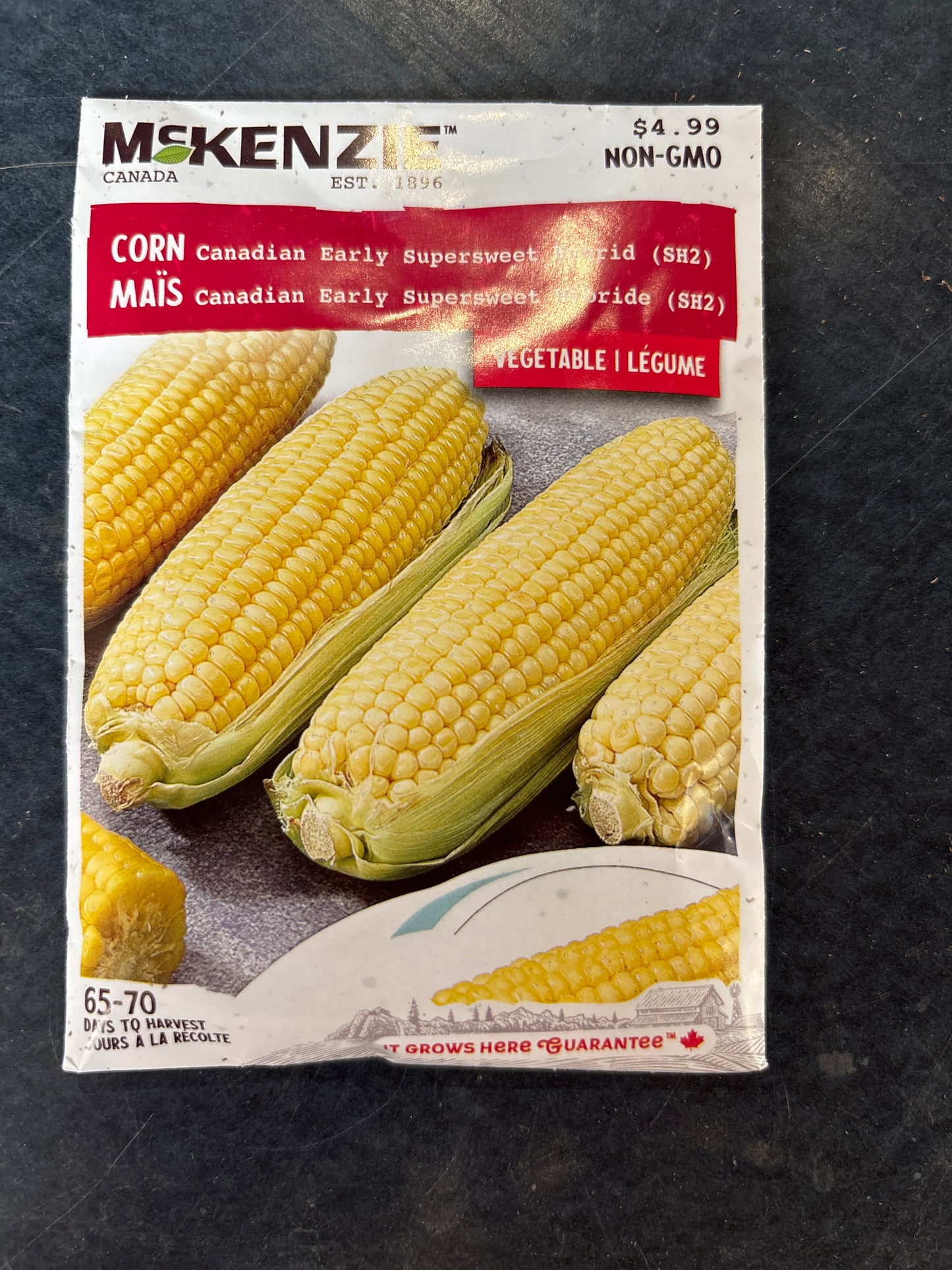 Canadian Early Supersweet Hybrid Corn Seed