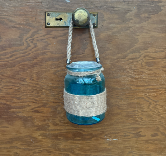 Solar hanging mason jar