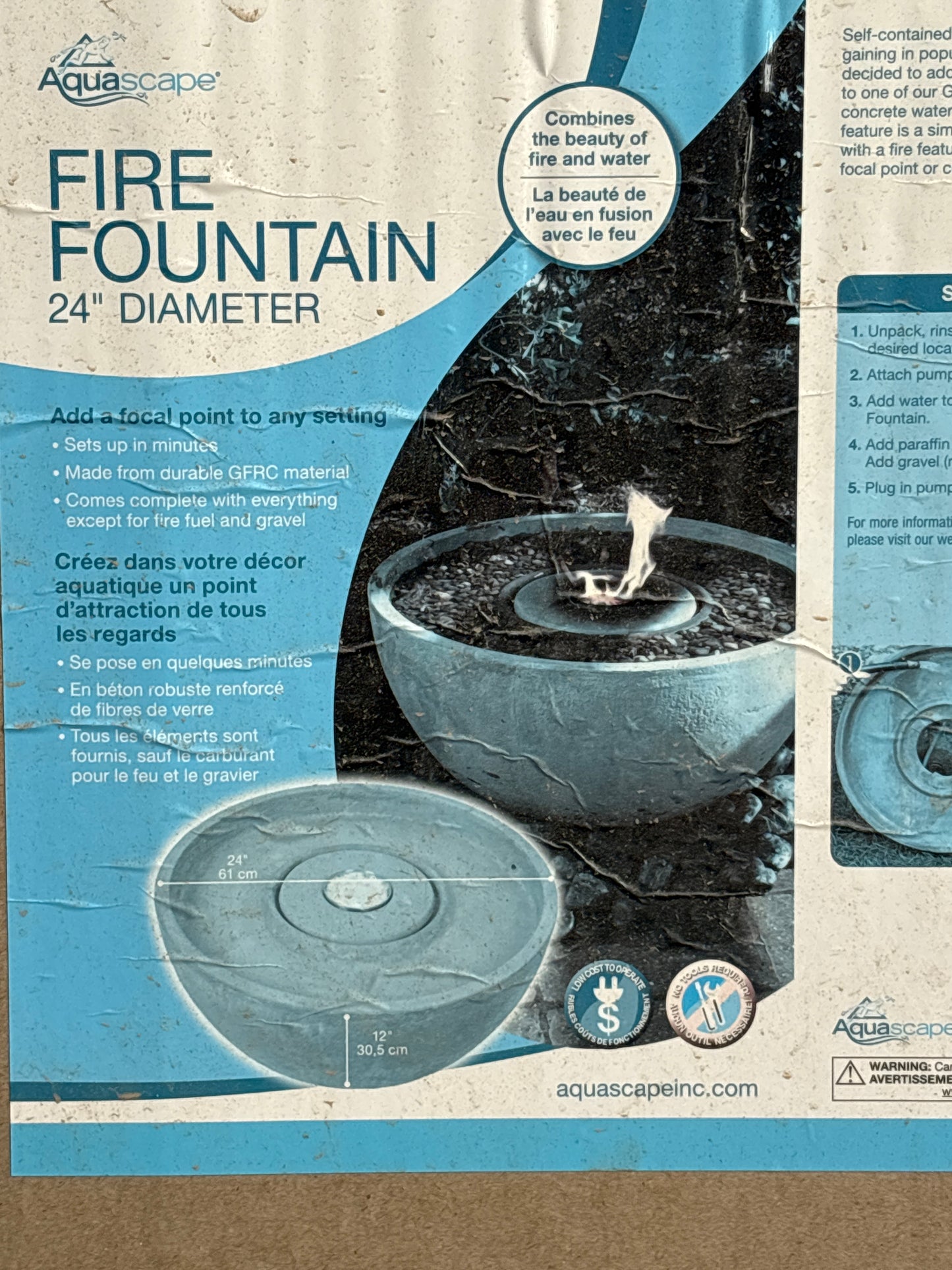 Aquascape Fire Fountain
