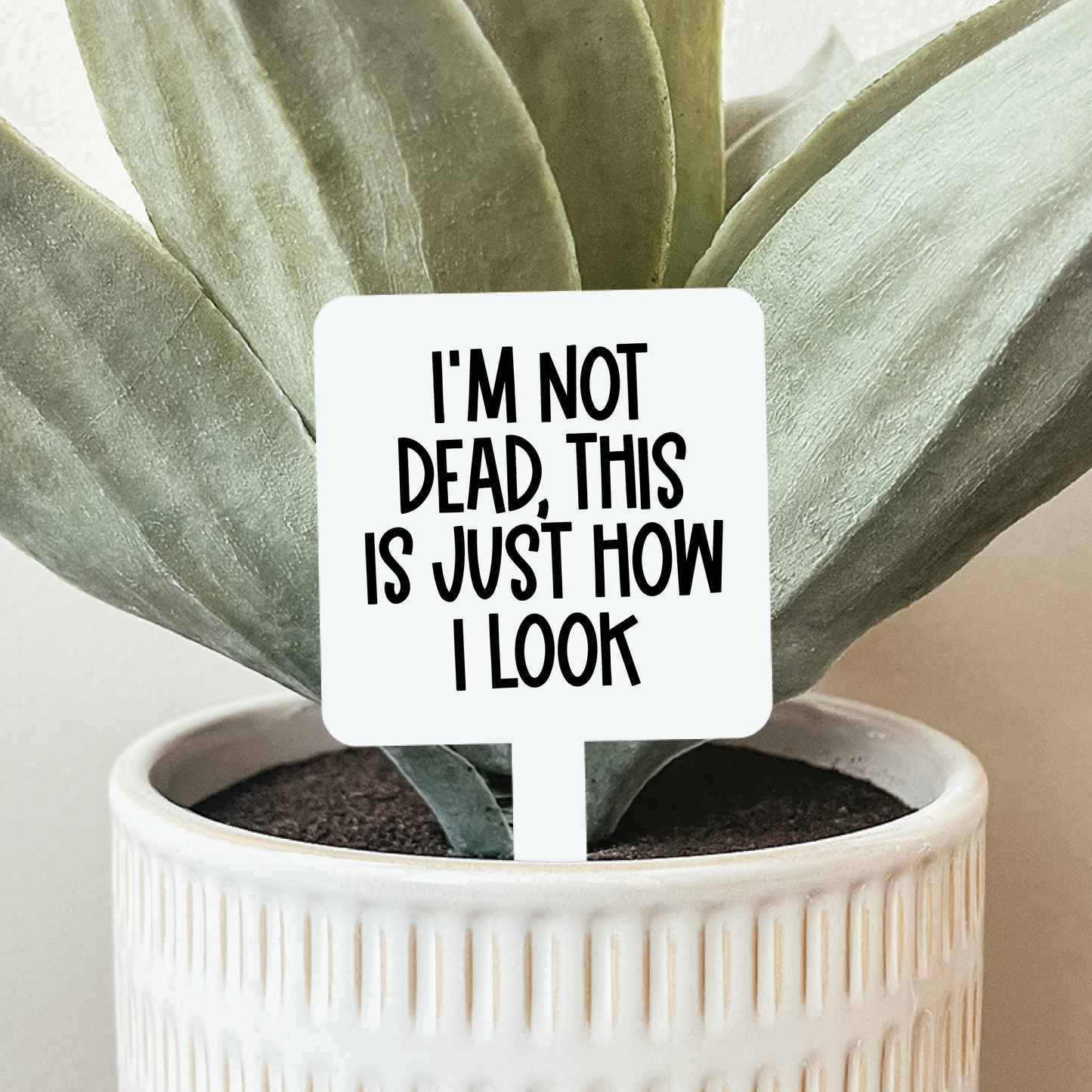 I'm Not Dead This Is Just How I Look Plant Marker