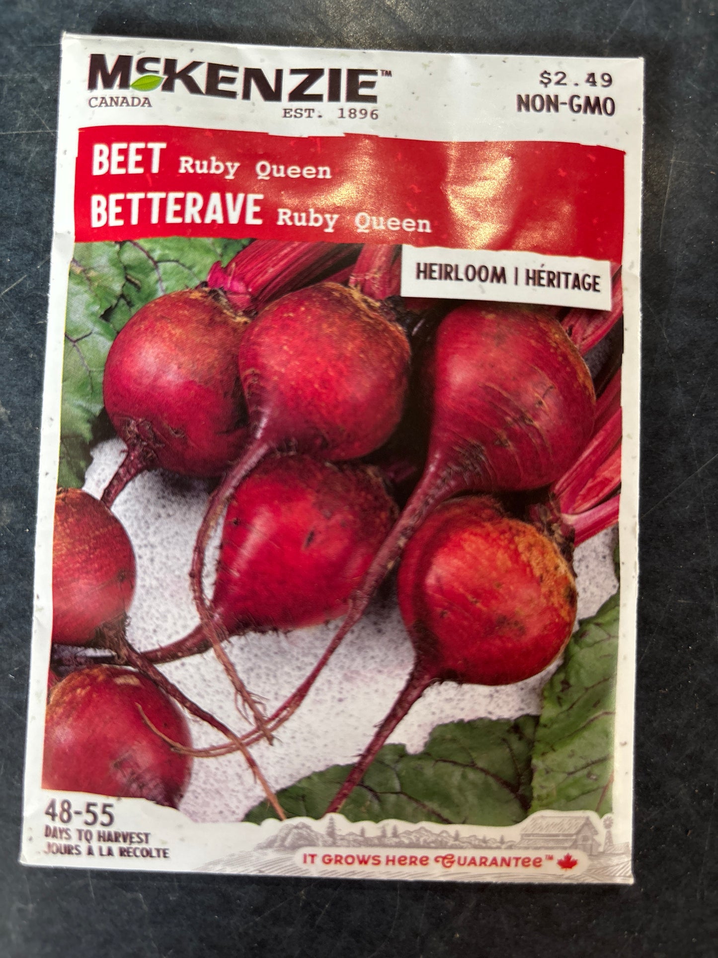 Ruby Queen Beet Seed
