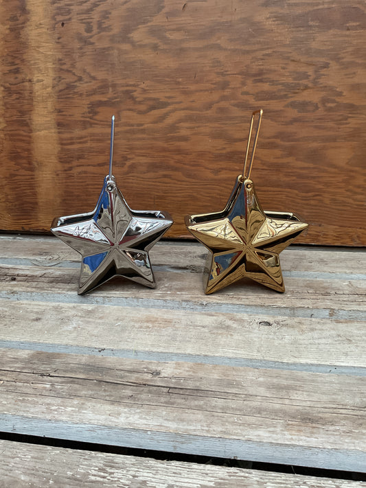 Ceramic Hanging Star Vase 5.75”
