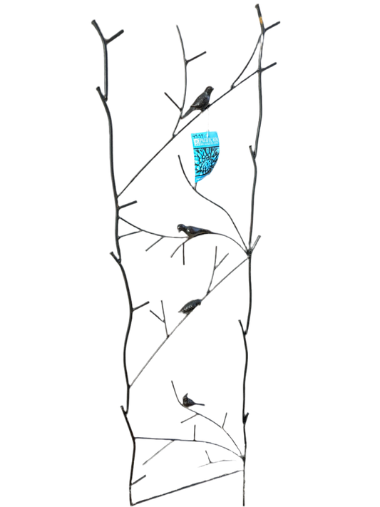 51.5” small twig bird trellis- bronze