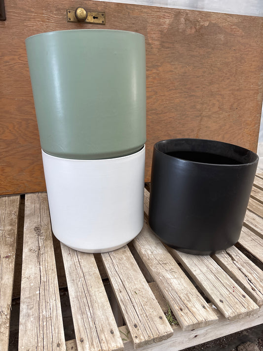 12” Matt Finish Ceramic Pot