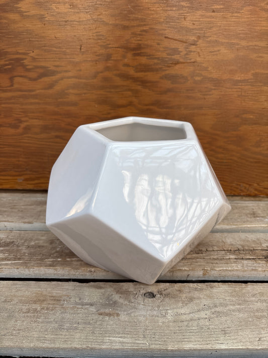 Orion Ceramic Hexagon Vase