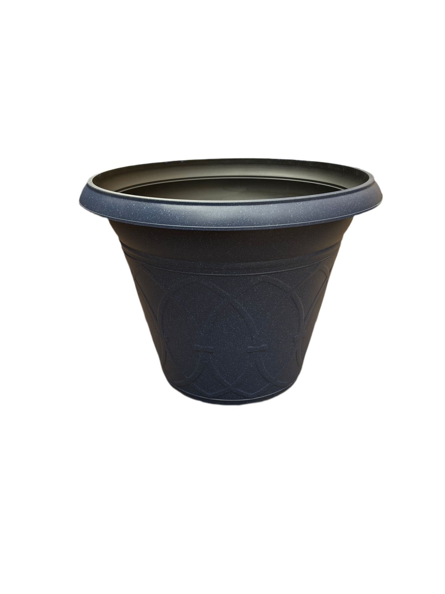 18” Durham Round Planter Midnight Blue Granite