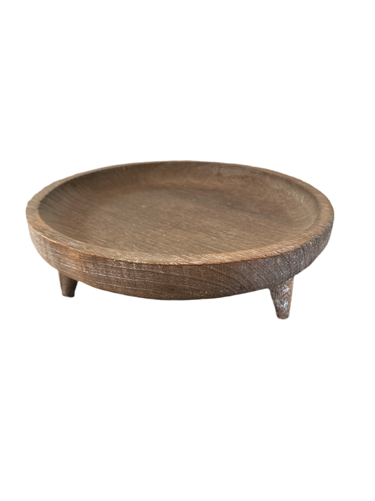 Wooden decor bowl