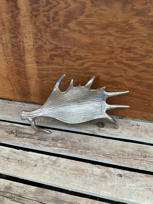 Aluminum Antler Decor Bowl