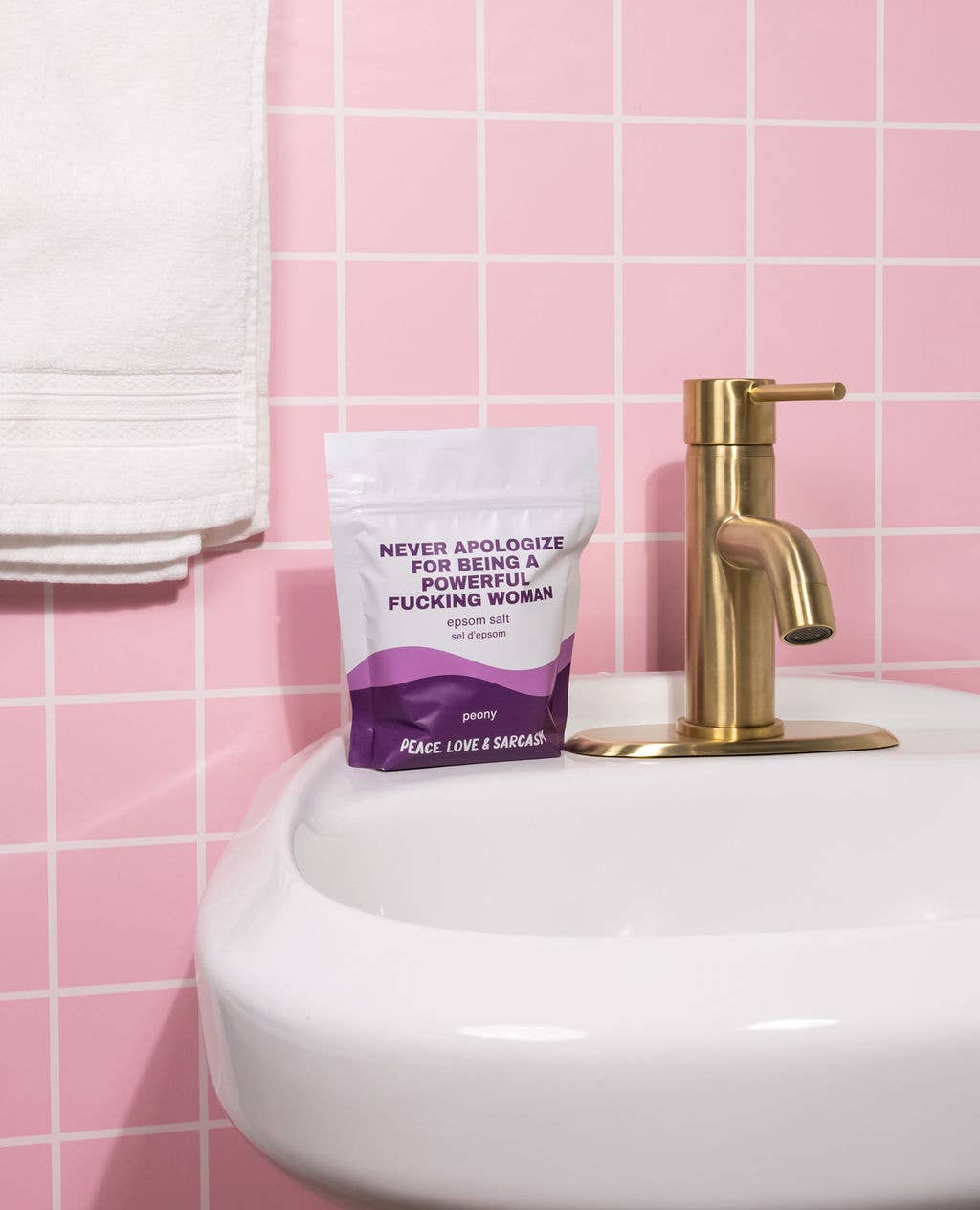 Never Apologize For Being A Powerful... Epsom Salt Bath Soak