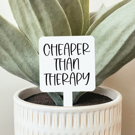 Cheaper Than Therapy Plant Marker