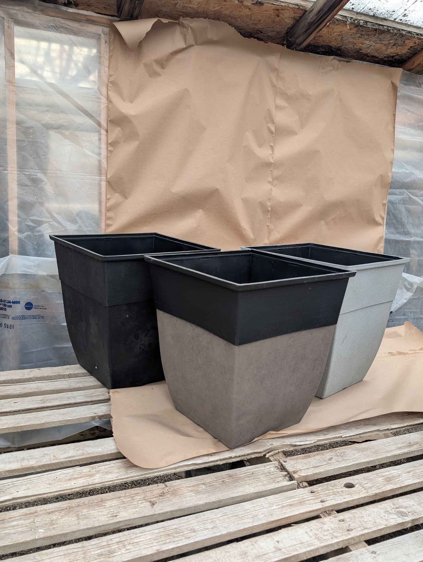 17" Hendrix Tall Square Planter