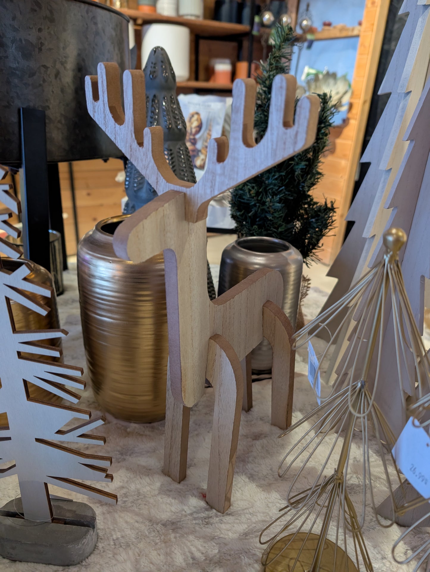 Wooden Reindeer
